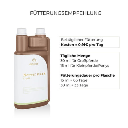 Alpurial Nervenstark Ergänzungsfuttermittel für nervöse Pferde