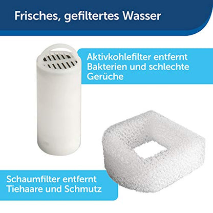 PetSafe Drinkwell 360 Edelstahl-Trinkbrunnen - 3.8L