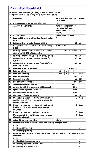 DYON Movie Smart 32 XT Fernseher - 32 Zoll HD Smart TV