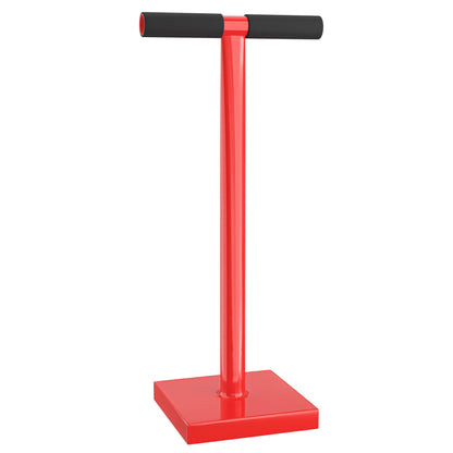 Wiltec Bodenverdichter 11,5 kg Handstampfer aus Stahl mit T-Griff, lackierter Stahl und 20 x 20 cm Grundplatte