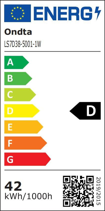 ONDTA LED Deckenleuchte Dimmbar IP54 - Rund Ø45cm