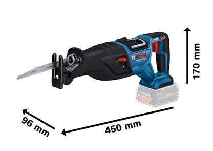 Bosch Professional GSA 18V-28 BITURBO Akku Säbelsäge Set