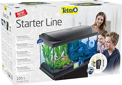 Tetra Starter Line 105 L Aquarium Komplett-Set Tag/Nacht LED