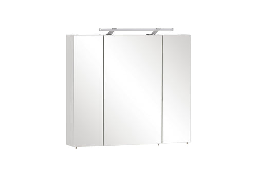 Schildmeyer Spiegelschrank 125353 - Weiss Glanz 80 cm