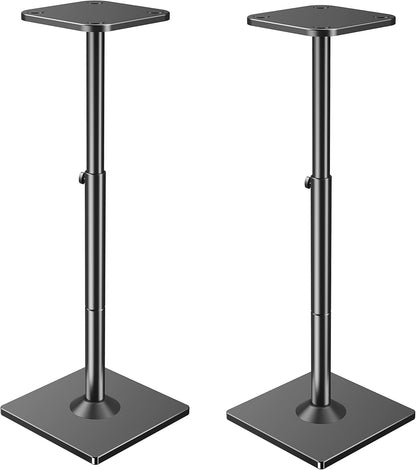 ELIVED Universal Lautsprecherständer - höhenverstellbar schwarz 1 Paar