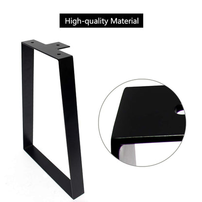Signstek Haarnadel Tischbeine aus Metall, 40 cm, schwarz, 2er-Set