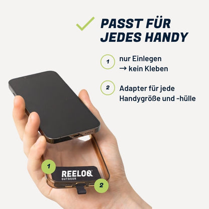 REELOQ PRO Handysicherung mit FLEXLOCK Sicherungsseil, Gurtband