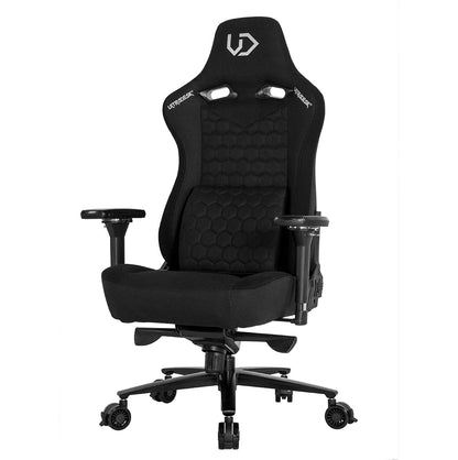 ULTRADESK Throne Gaming Bürostuhl – Schwarz mit Memory Kissen