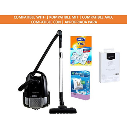 Amazon Basics Staubsauger mit Beutel 700W HEPA, Schwarz