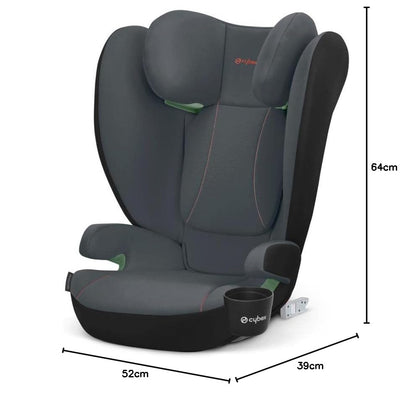CYBEX Silver Solution B2 i-Fix Autositz Gruppe 2/3 - Steel Grey