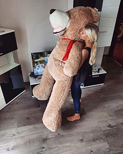 MKS XXL Teddybär Kuscheltier 200cm mit waschbarem Bezug