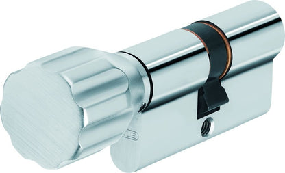 ABUS Profilzylinder KD6XNP 30/30 mit Knauf und 5 Schlüsseln