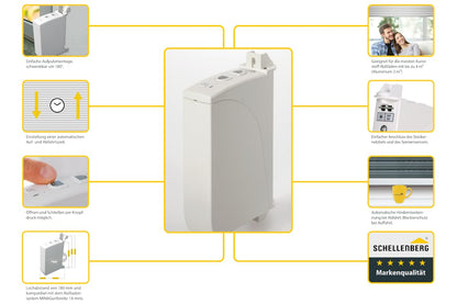 Schellenberg RolloDrive 35 Elektrischer Gurtwickler Aufputz