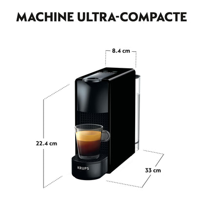 Nespresso Krups Essenza Mini Kapselmaschine - Schwarz YY2910FD