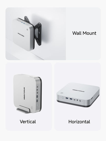 MINIS FORUM AI X1 Pro Mini PC - Ryzen AI 9 HX370, 96GB/2TB