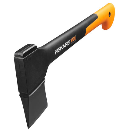 Fiskars X10-S Universalaxt – 44 cm, Schwarz/Orange