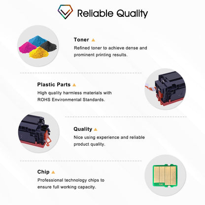 Canon 067H Kompatibles Tonerkartuschen-Set - CMYK 4er-Set