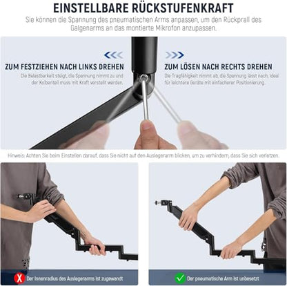 NEEWER MS002 Low Profile Mikrofonarm - 360° schwenkbar