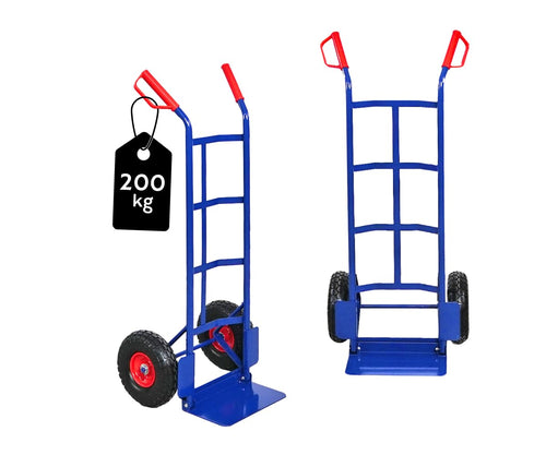 PROREGAL Sackkarre Odin 200kg Vollgummireifen klappbar – Blau