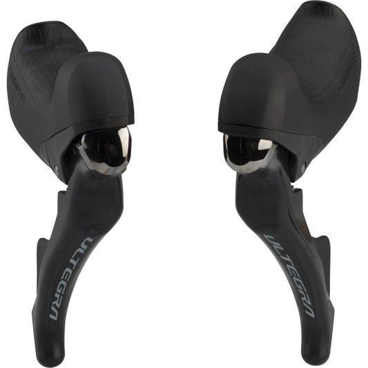 Shimano Ultegra R8000 Schalt-/Bremshebel - STR8000PA: Ergonomisch geformt, dunkelgrau. Steuert präzise Gangwechsel und Bremsen am Rennradlenker.