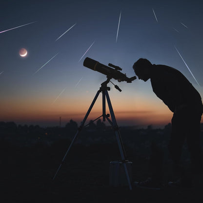 AstroView Refraktor Teleskop 80/500mm - Tragbar mit Zubehör