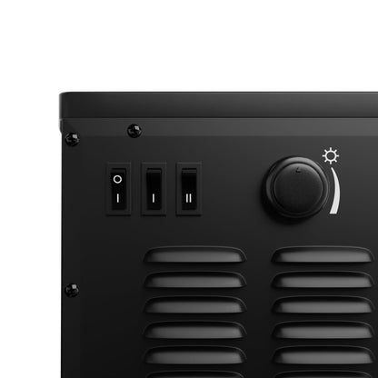 Tronitechnik® Panorama Elektrokamin - LED Flammen 1/2kW