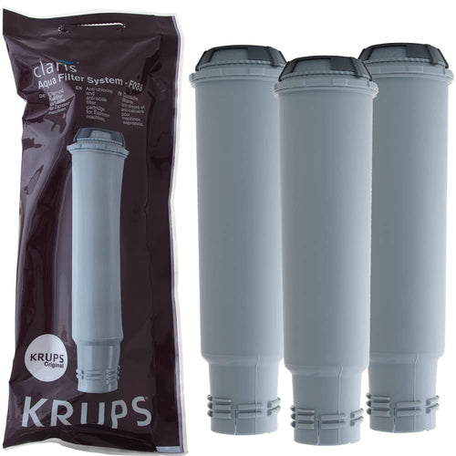 KRUPS Claris Filterpatrone F088 für Espressoautomaten, 3 Stück, mit Schraubanschluss