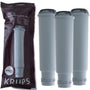 KRUPS Claris Filterpatrone F088 für Espressoautomaten, 3 Stück, mit Schraubanschluss