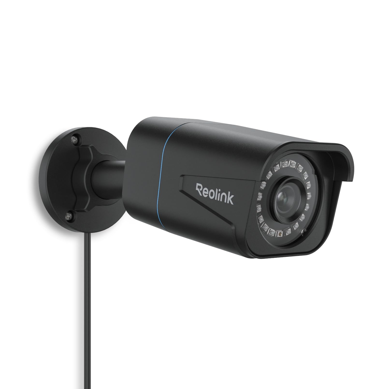 Reolink RLC-810A 4K PoE Überwachungskamera Aussen - Schwarz. Zylindrische Kamera zur 4K-Videoüberwachung im Außenbereich via PoE.