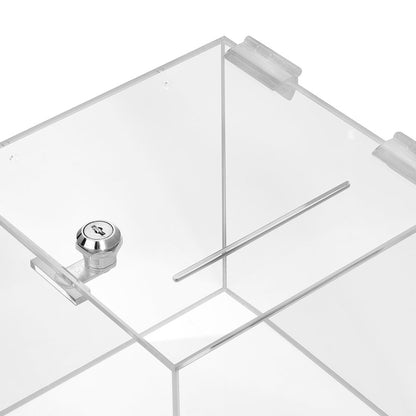 Zeigis Losbox Acrylglas transparent abschliessbar 200x200x200 mm
