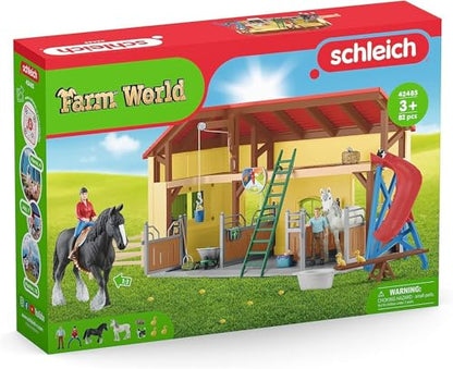 SCHLEICH Farm World Pferdestall 42485 – Spielset Bauernhof