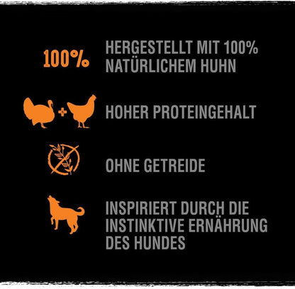 Crave Adult Trockenfutter Hund Truthahn & Huhn Getreidefrei 3x2,8kg