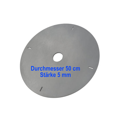 Fire World Raketenofen Campingkocher – 5mm Grillplatte, 3mm Stahl