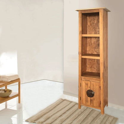 vidaXL Bad Hochschrank Massivholz Kiefer für Badezimmer