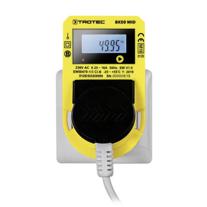 TROTEC BX50 MID Energieverbrauchsmessgerät, bidirektional, IP54