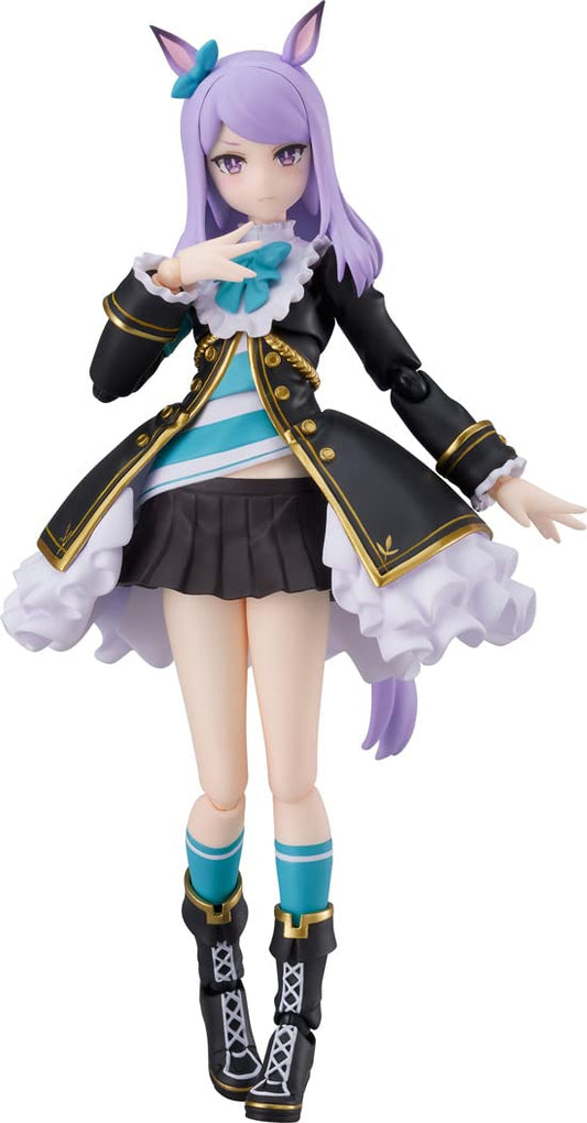 Max Factory Figma Umamusume: Pretty Derby Mejiro McQueen Figur 14 cm. Poseable Actionfigur. Zum Sammeln und dynamischen Posen.