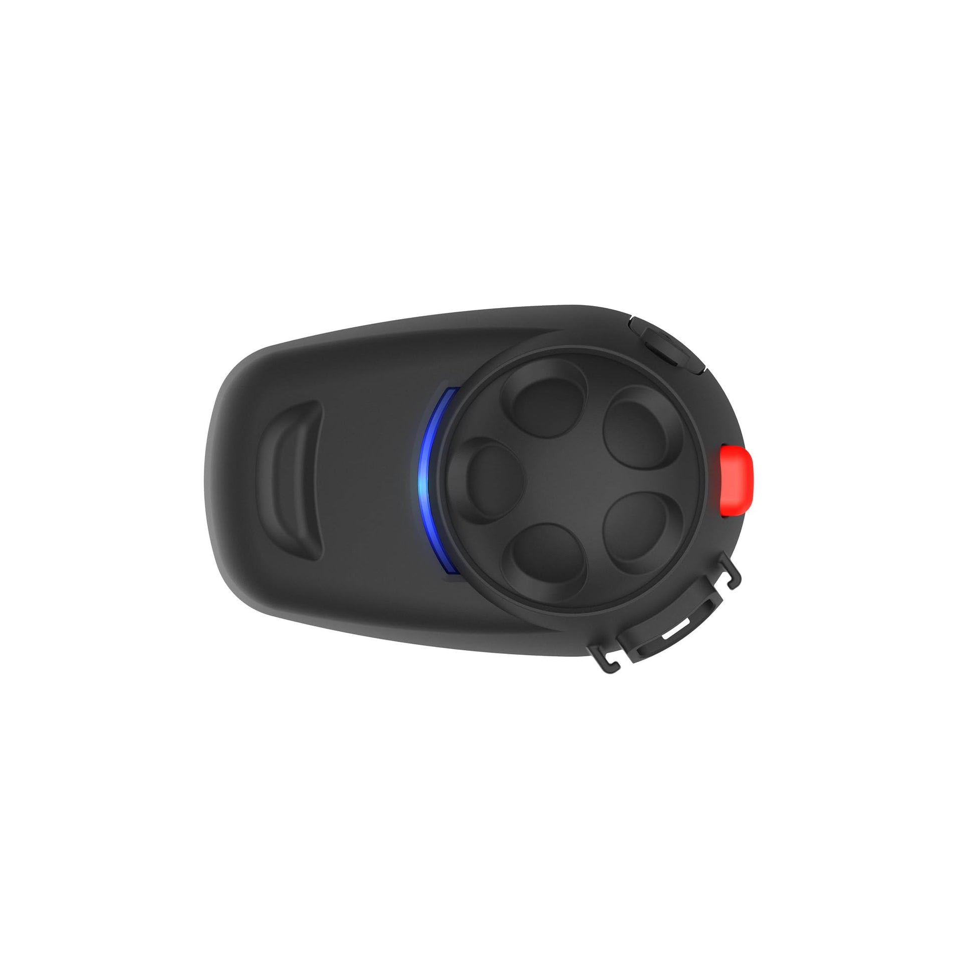Sena SMH5 SMH5-10 Bluetooth Kommunikationssystem für Motorräder und Roller, schwarzes Gerät zur Interkom- & Handy-Verbindung.