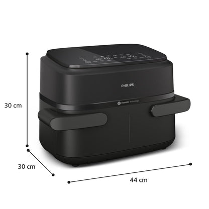 Philips Airfryer 1000 Series Flexible Basket - 7.1L Schwarz NA154/00