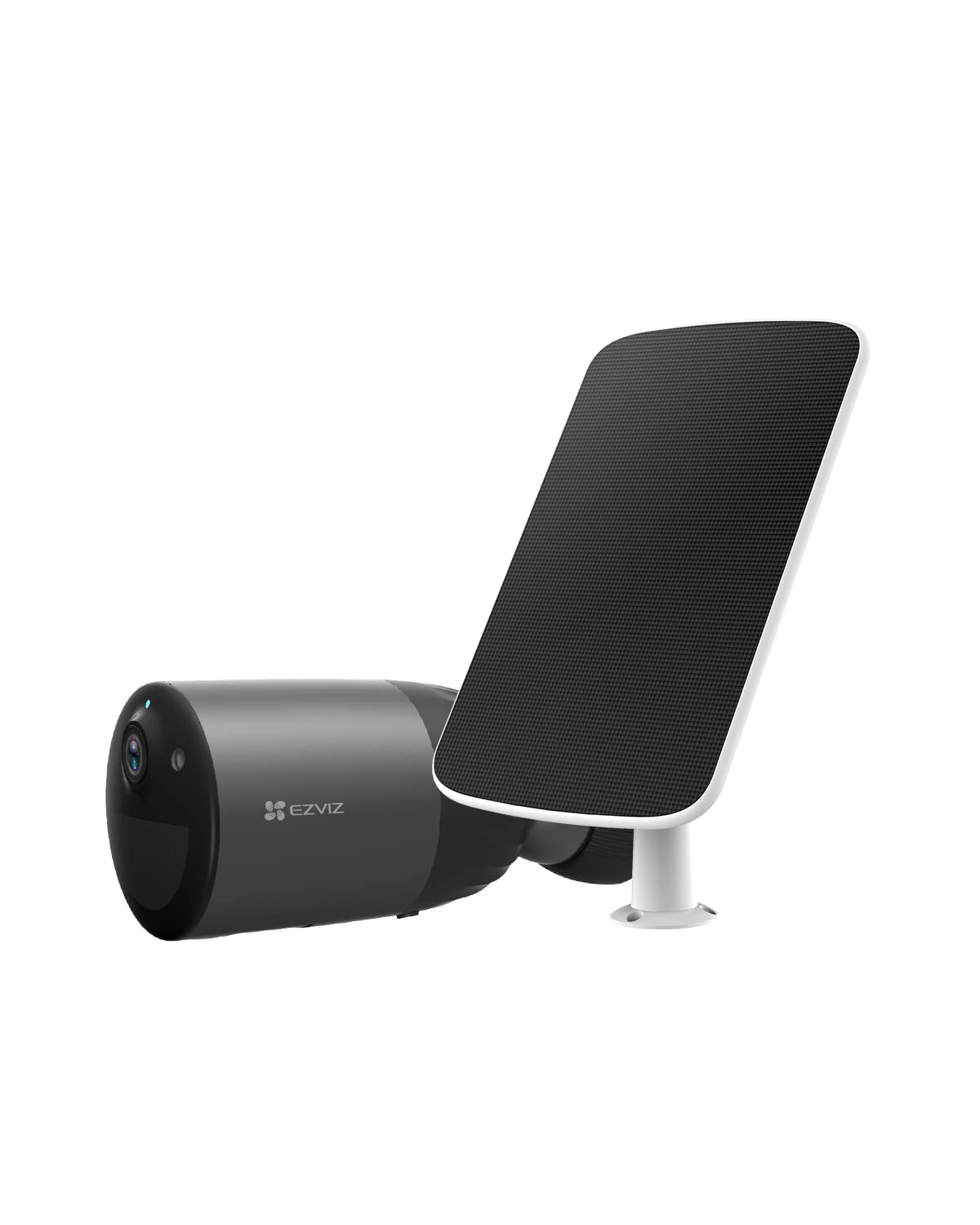 EZVIZ BC1C Kit Akku Überwachungskamera 4MP WLAN Solarpanel: Eine Kamera mit Solarpanel für drahtlose Außenüberwachung.