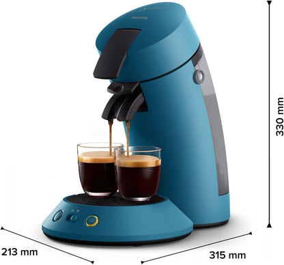 Philips Senseo Original Plus Kaffeepadmaschine - Taubenblau (CSA210/00)