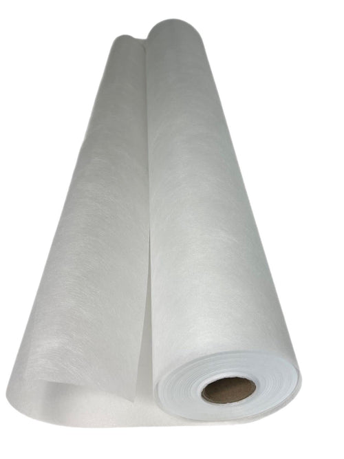 Vago-Tools Glasfaservlies Malervlies Anstrichvlies 45 g/m² 1 x 50 m, weisse Rolle, glatte Struktur