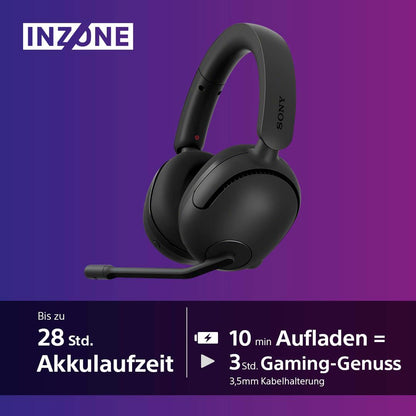 Sony INZONE H5 Kabelloses Gaming Headset für PC/PS5 - Schwarz