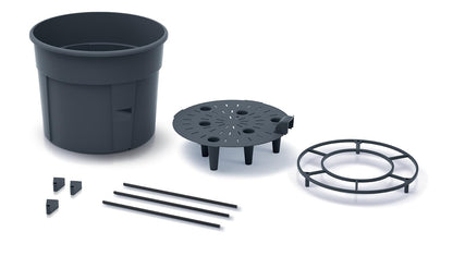 Tymar Tomatentopf mit Rankhilfe und Wasserspeicher, 5er-Set, 40 cm
