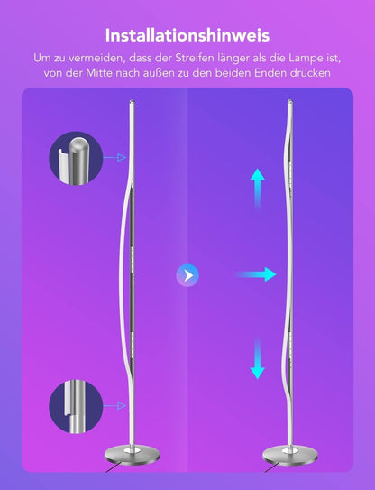 Govee RGBIC LED Ecklampe Matter Alexa Dimmbar - Silber