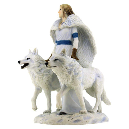 Nemesis Now Winter Guardians Anne Stokes Figur – Weiss, 28 cm