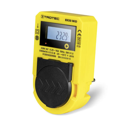 TROTEC BX50 MID Energieverbrauchsmessgerät, bidirektional, IP54