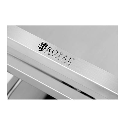 Royal Catering RCSW 3B Servierwagen Edelstahl 3 Borde