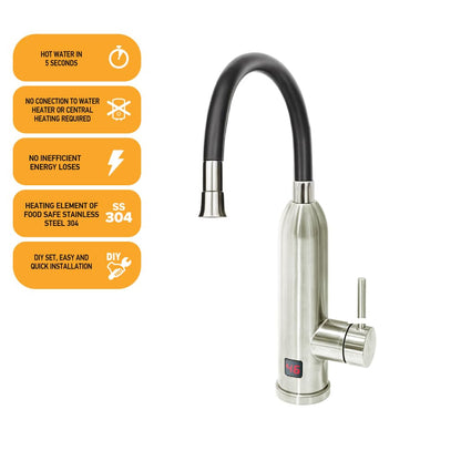 HOGART Elektrischer Wasserhahn mit Durchlauferhitzer 230V