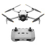 DJI Mini 4 Pro Faltbare 4K Drohne – RC-N2 Fernsteuerung. Grauer, faltbarer Quadrocopter für 4K Luftaufnahmen mittels RC-N2.