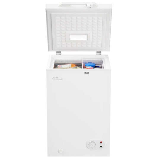 Tronitechnik BORGAR PRO 2in1 Gefriertruhe Kühltruhe 110L Weiss, weiß. Kühlt und gefriert Lebensmittel bis 110L Inhalt.